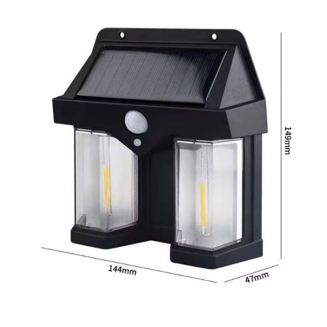 Външна соларна LED лампа CL-228 с PIR сензор 120°