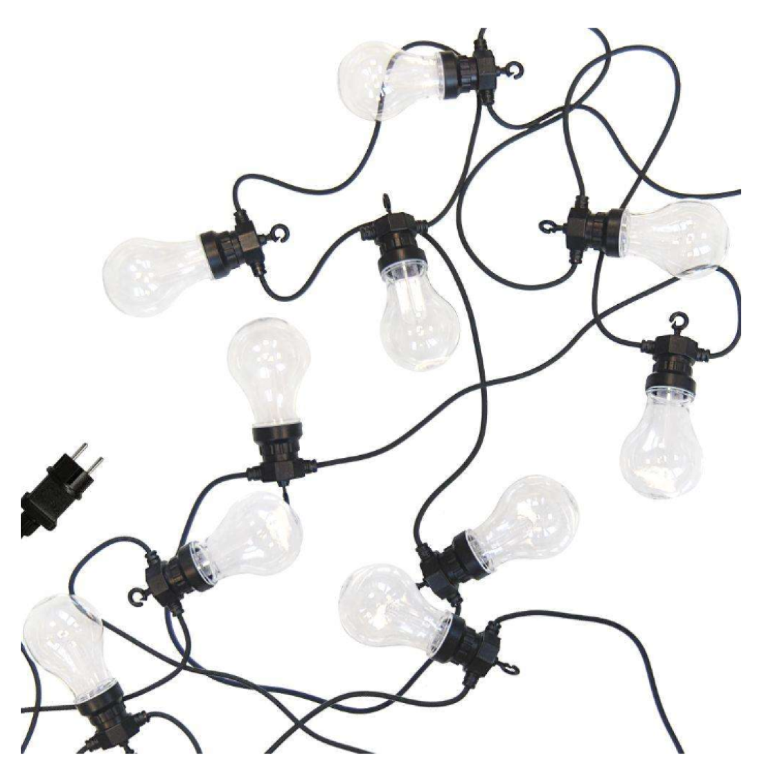 Градински лампи А60 - LED гирлянда 10 крушки