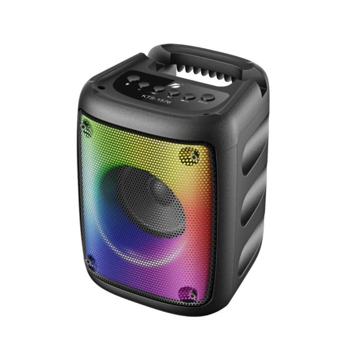 Караоке колона KTS 1576 - Bluetooth, цветомузика и акумулатор