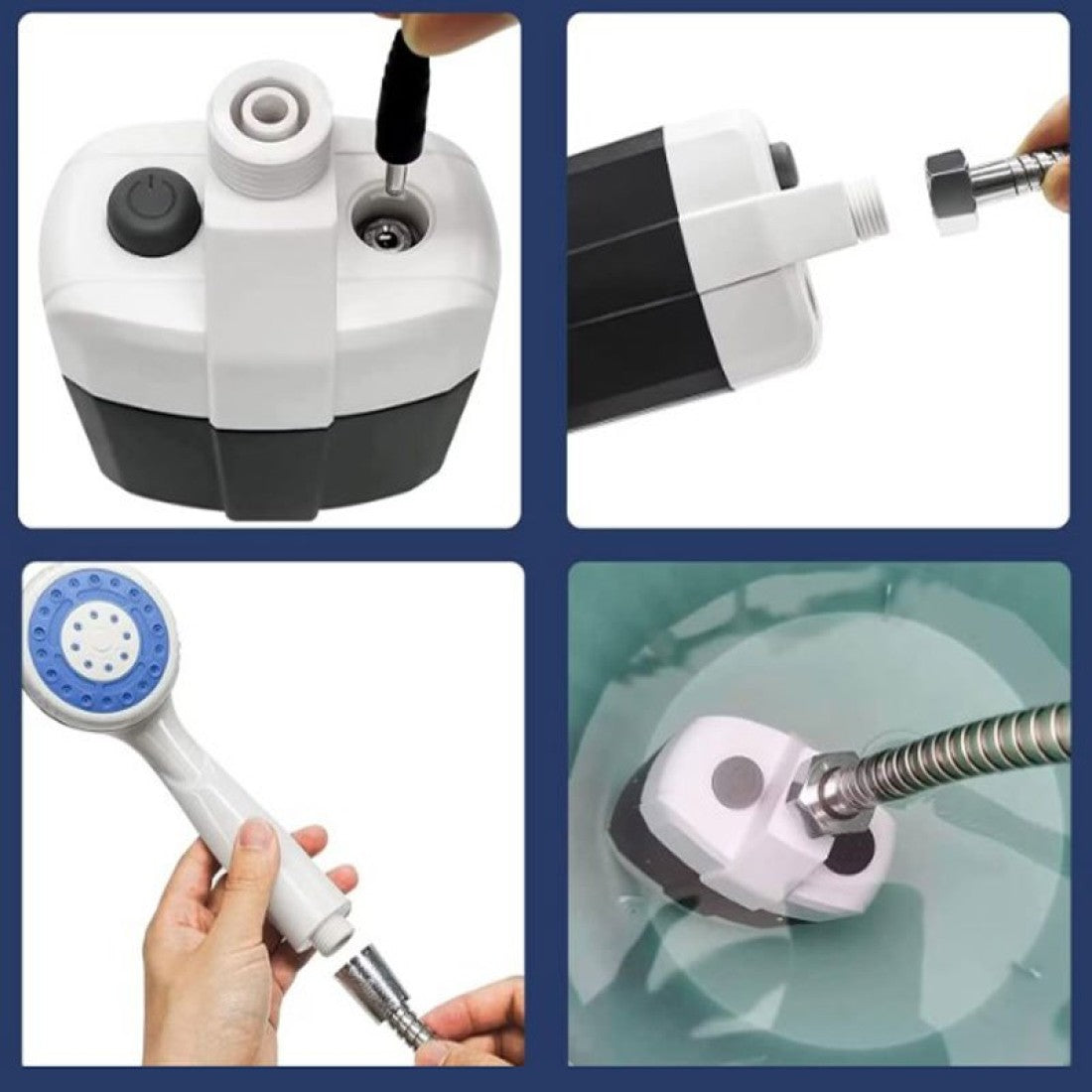 Преносим къмпинг душ - акумулаторен, 2200 mAh