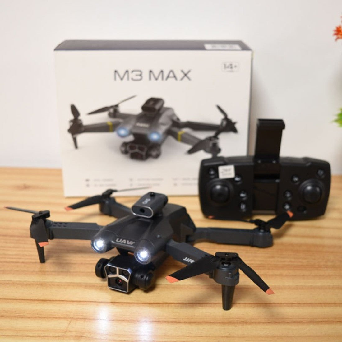 Дрон M3 Max с двойна камера - 4K Ultra HD, WiFi FPV и избягване на препятствия